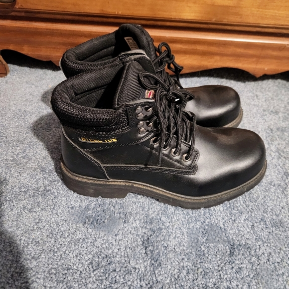 EUC Brahma Mens Wide Steel Toe Boots - Picture 7 of 10